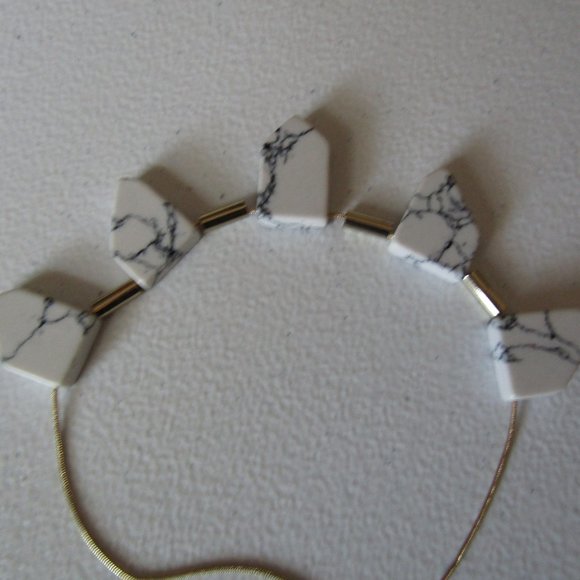 Adia Kibur Marble Tooth Necklace - Picture 6 of 10